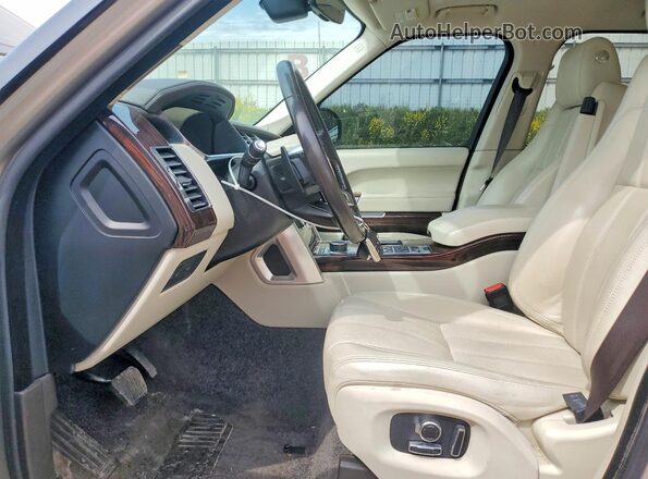 SALGS2FV2HA357461 2017 LAND ROVER RANGE Серебряный Вид салона спереди