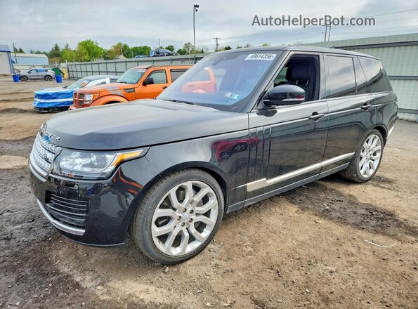 SALGS2FV3HA331533 2017 LAND ROVER RANGE Black Przód lewy