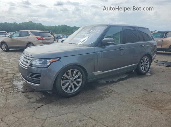 SALGS2FV5HA372357 2017 LAND ROVER RANGE Серебряный Передняя левая четверть