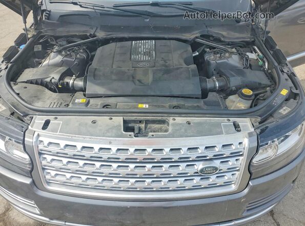 SALGS2FV5HA372357 2017 LAND ROVER RANGE Серебряный Вид задней части салона