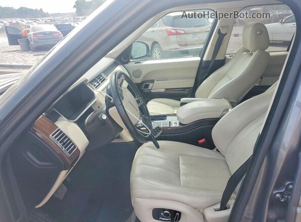 SALGS2FV5HA372357 2017 LAND ROVER RANGE Серебряный Вид салона спереди