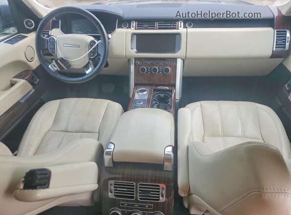 SALGS2FV5HA372357 2017 LAND ROVER RANGE Серебряный Вид панели приборов