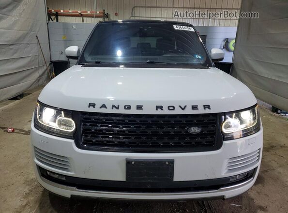 SALGS2FV8HA360591 2017 LAND ROVER RANGE Белый Вид спереди