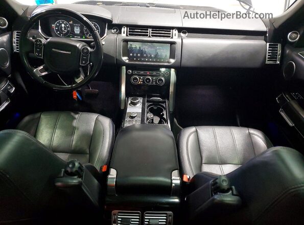 SALGS2FV8HA360591 2017 LAND ROVER RANGE Белый Вид панели приборов