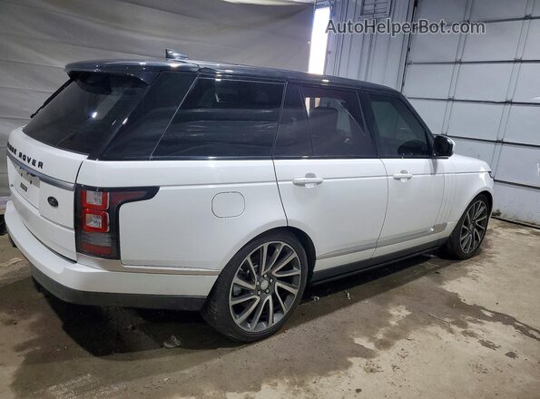 SALGS2FV8HA360591 2017 LAND ROVER RANGE Белый Задняя правая четверть