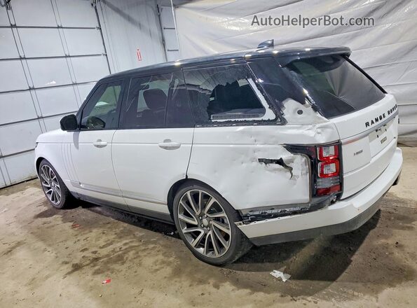 SALGS2FV8HA360591 2017 LAND ROVER RANGE Белый Задняя левая четверть
