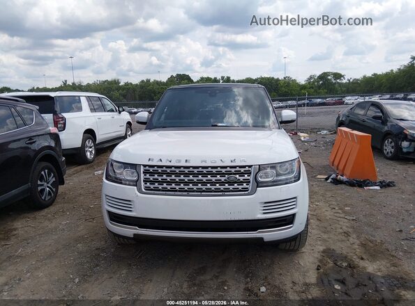 SALGS2FV8HA379576 2017 LAND ROVER RANGE ROVER White Widok zestawu wskaźników