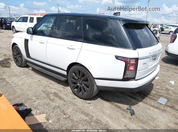 SALGS2FV8HA379576 2017 LAND ROVER RANGE ROVER White Tył lewy