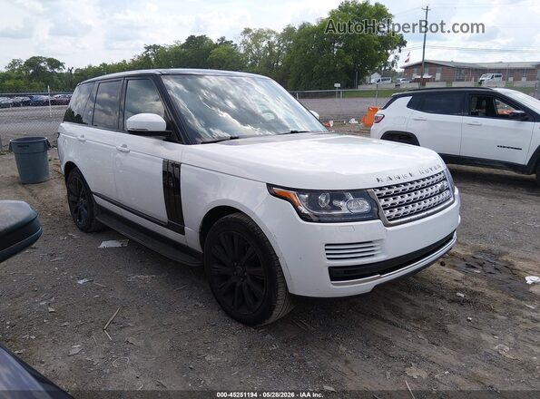SALGS2FV8HA379576 2017 LAND ROVER RANGE ROVER White Przód prawy