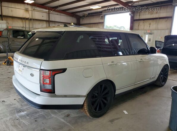 SALGS2KF1GA298318 2016 LAND ROVER RANGE Белый Задняя правая четверть