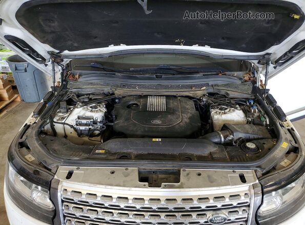 SALGS2KF1GA298318 2016 LAND ROVER RANGE Белый Вид подкапотного пространства