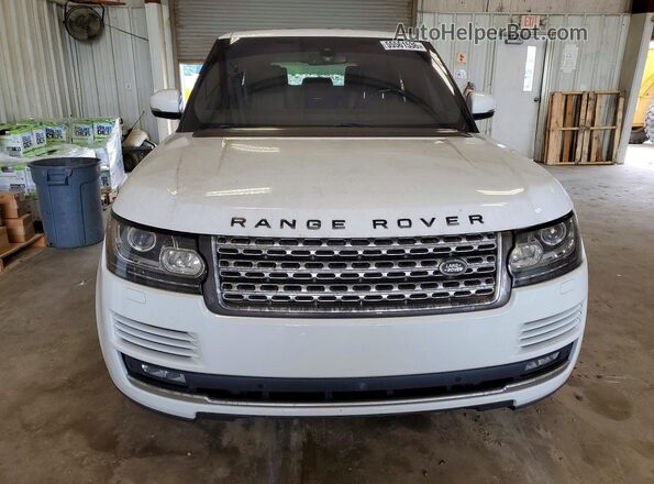 SALGS2KF1GA298318 2016 LAND ROVER RANGE Белый Вид спереди