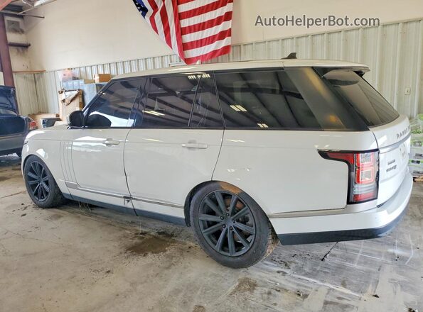 SALGS2KF1GA298318 2016 LAND ROVER RANGE Белый Задняя левая четверть