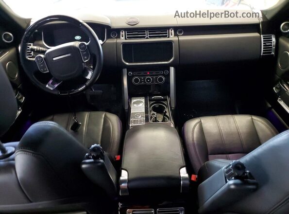 SALGS2KF1GA298318 2016 LAND ROVER RANGE Белый Вид панели приборов