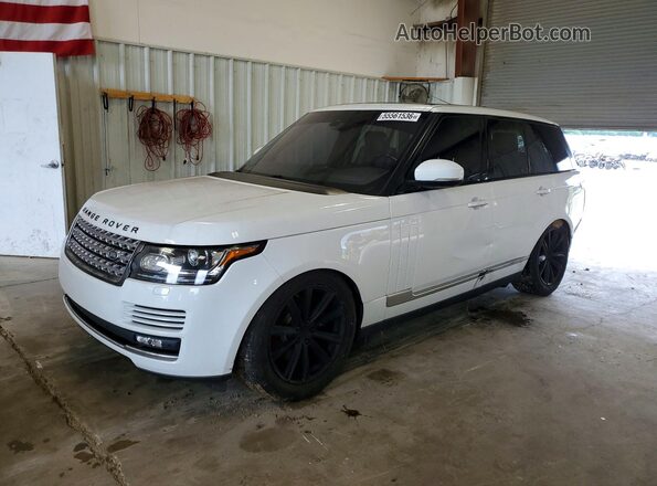 SALGS2KF1GA298318 2016 LAND ROVER RANGE Белый Передняя левая четверть