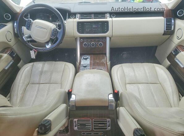 SALGS2KF9GA310795 2016 LAND ROVER RANGE White Вид панелі приладів