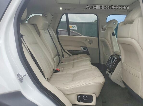 SALGS2KF9GA310795 2016 LAND ROVER RANGE White Вид задньої частини салону