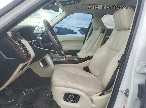 SALGS2KF9GA310795 2016 LAND ROVER RANGE White Вид салону спереду