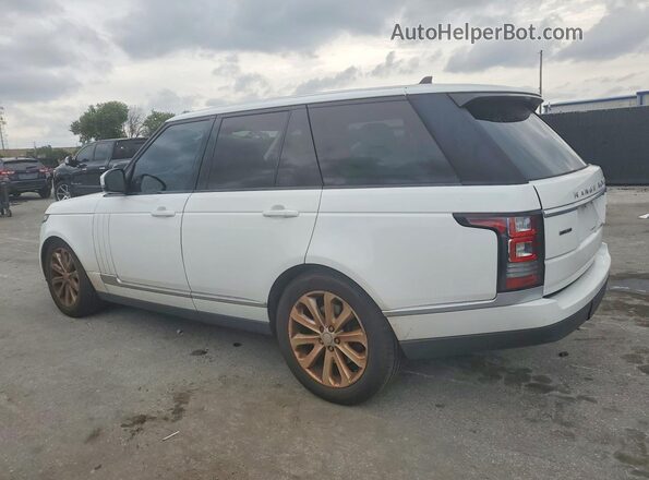 SALGS2KF9GA310795 2016 LAND ROVER RANGE White Задня ліва чверть