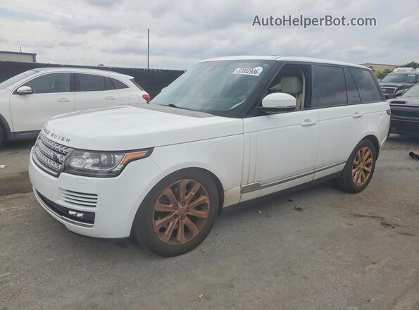 SALGS2KF9GA310795 2016 LAND ROVER RANGE White Передня ліва чверть