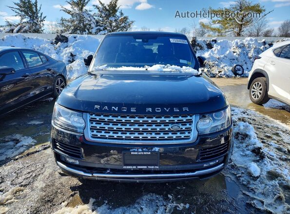 SALGS2PF0GA288226 2016 LAND ROVER RANGE Black Vista frontal