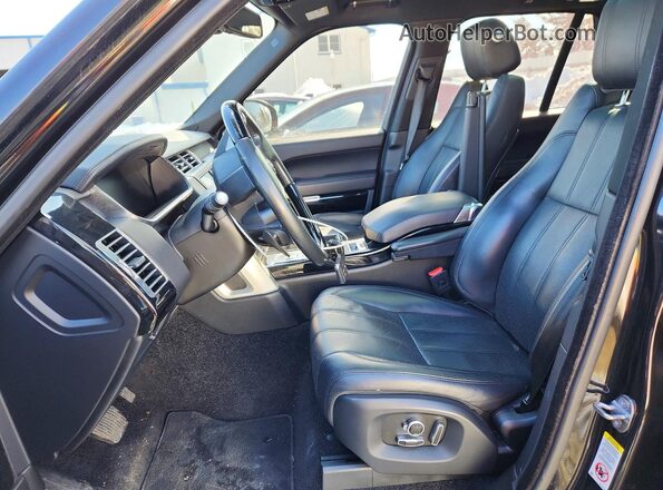 SALGS2PF0GA288226 2016 LAND ROVER RANGE Black Vista interior delantera