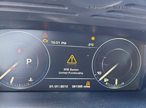 SALGS2PF0GA288226 2016 LAND ROVER RANGE Black Vista del cuadro de instrumentos