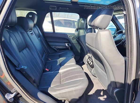 SALGS2PF0GA288226 2016 LAND ROVER RANGE Black Vista interior trasera