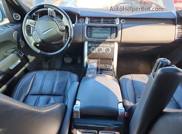 SALGS2PF0GA288226 2016 LAND ROVER RANGE Black Vista del salpicadero