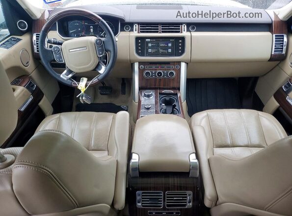 SALGS2PF1GA320309 2016 LAND ROVER RANGE Белый Вид панели приборов