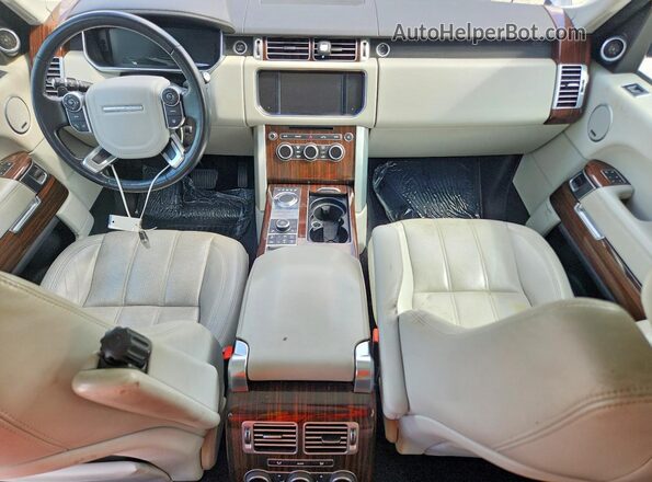 SALGS2PF3GA307304 2016 LAND ROVER RANGE Синий Вид панели приборов