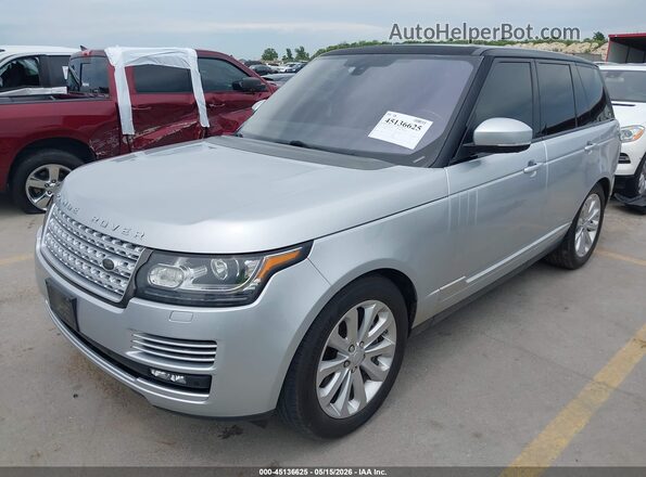 SALGS2PF3GA316309 2016 LAND ROVER RANGE ROVER Silver Передня ліва чверть