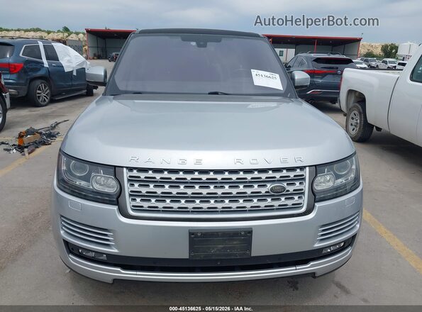 SALGS2PF3GA316309 2016 LAND ROVER RANGE ROVER Silver Вид спереду
