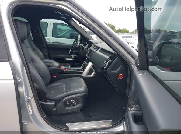 SALGS2PF3GA316309 2016 LAND ROVER RANGE ROVER Silver Вид салону спереду