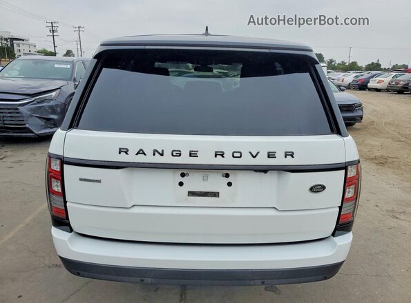 SALGS2PFXGA315304 2016 LAND ROVER RANGE White Հետևի տեսք
