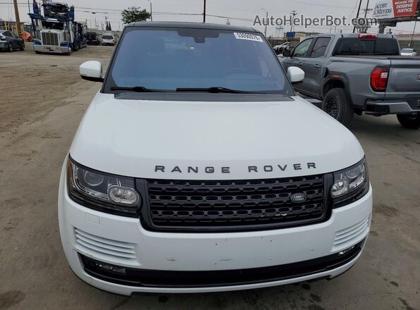 SALGS2PFXGA315304 2016 LAND ROVER RANGE White Դիմացի տեսք