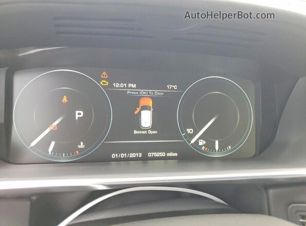 SALGS2PFXGA315304 2016 LAND ROVER RANGE White Սարքավորումների վահանակի տեսք