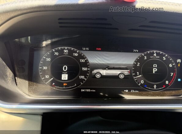 SALGS2RE0KA540666 2019 LAND ROVER RANGE ROVER White Vista de los asientos traseros