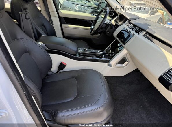 SALGS2RE0KA540666 2019 LAND ROVER RANGE ROVER White Vista interior delantera