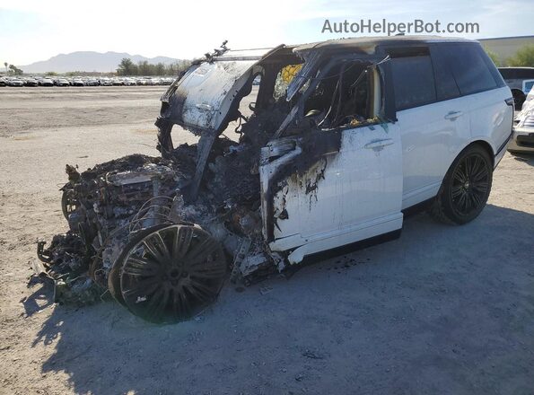 SALGS2RE3JA383715 2018 LAND ROVER RANGE White წინა მარცხენა ხედი სამი მეოთხედიდან