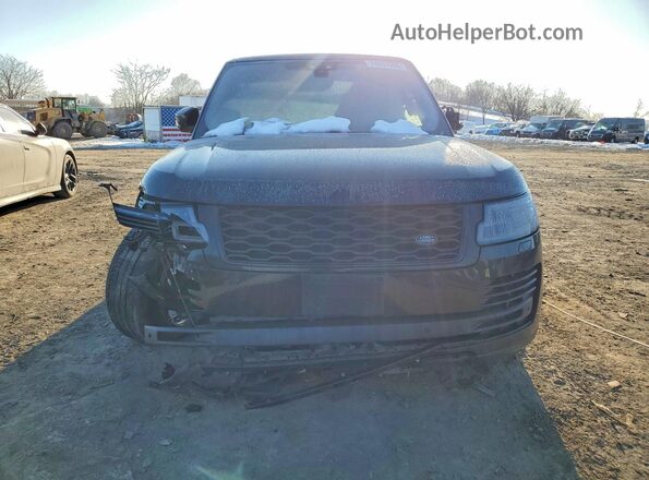 SALGS2RE6KA531146 2019 LAND ROVER RANGE Black Widok z przodu