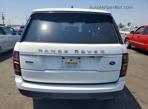 SALGS2RE7KA536775 2019 LAND ROVER RANGE White Widok z tyłu