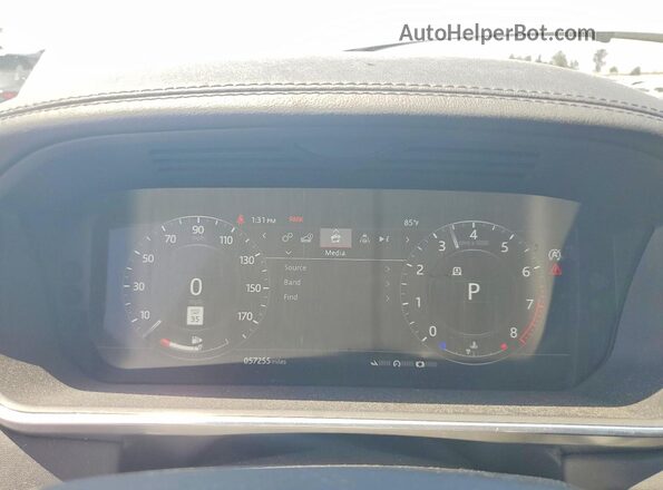 SALGS2RE7KA536775 2019 LAND ROVER RANGE White Widok zestawu wskaźników