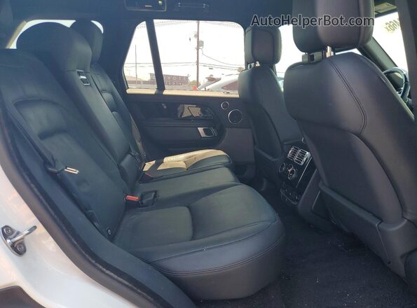 SALGS2RE7KA536775 2019 LAND ROVER RANGE White Widok wnętrza z tyłu