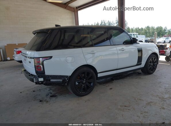 SALGS2RE7KA543693 2019 LAND ROVER RANGE ROVER White უკანა მარჯვენა