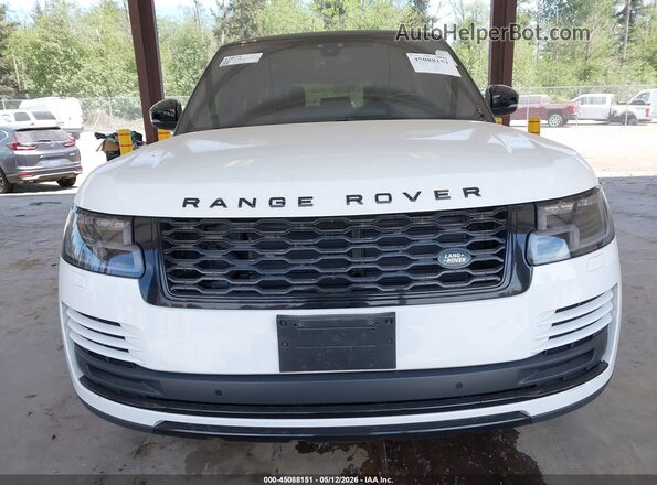 SALGS2RE7KA543693 2019 LAND ROVER RANGE ROVER White უკანა სალონის ხედი
