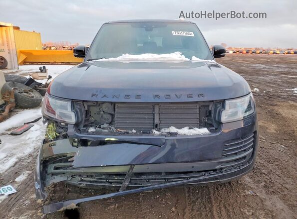 SALGS2RE8KA559532 2019 LAND ROVER RANGE Blue Vista frontal