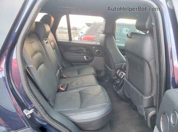 SALGS2RE8KA559532 2019 LAND ROVER RANGE Blue Vista de los asientos traseros