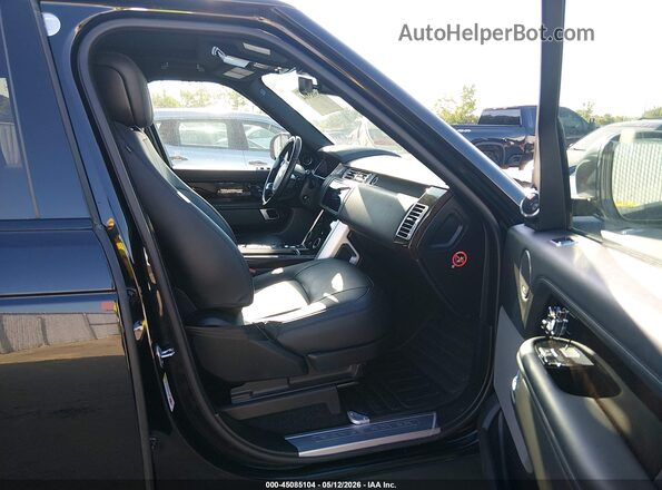 SALGS2REXJA382240 2018 LAND ROVER RANGE ROVER Black Front interior view