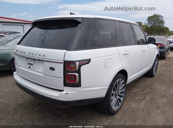 SALGS2REXKA539105 2019 LAND ROVER RANGE ROVER White Rear right